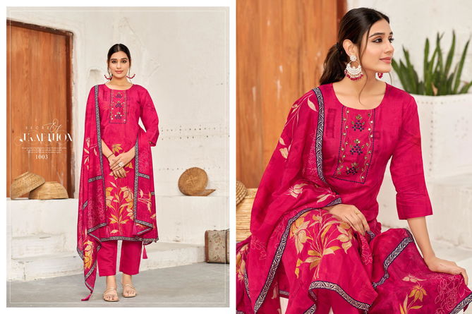 Zisa By Isavasyam Roman Silk Printed Readymade Suits Wholesale Shop In Surat